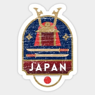 Japan Samurai Alternative Emblem Sticker